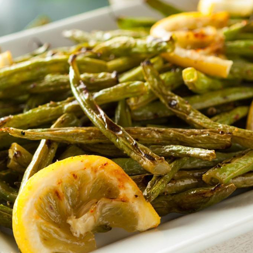 Roasted green beans