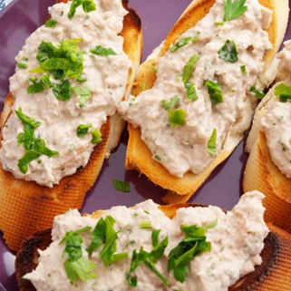 Tuna or black olive paté